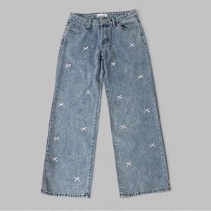 Love Soho Wide-Leg Denim Jeans